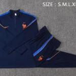 Conjunto Completo Sudadera Entrenamiento Francia 2026 Azul Marino