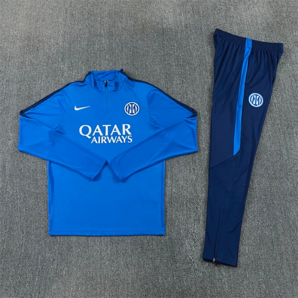 Conjunto Completo Sudadera Entrenamiento Inter Milán 2026 2027 Azul Inter Milán Conjunto 2026 2027 Azul - Inter Milán Barata | tiendasdefutboles