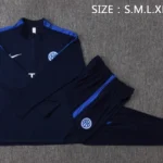 Conjunto Completo Sudadera Entrenamiento Inter Milán 2026 2027 Azul Marino