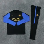 Conjunto Completo Sudadera Entrenamiento Inter Milán 2026 2027 Negro Azul