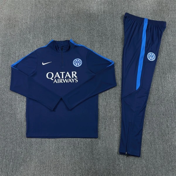 Conjunto Completo Sudadera Entrenamiento Inter Milán 2026 2027 Azul I Marino Inter Milán Conjunto 2026 2027 Azul - Inter Milán Barata | tiendasdefutboles