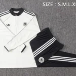 Conjunto Completo Sudadera Entrenamiento Niños Alemania 2026 Amarillo Blanco