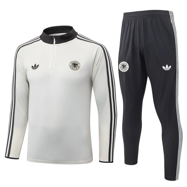 Conjunto Completo Sudadera Entrenamiento Niños Alemania 2026 Amarillo Blanco Alemania Niños Conjunto 2026 Amarillo - Equipacion Alemania Niños | tiendasdefutboles