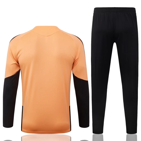 Conjunto Completo Sudadera Entrenamiento Niños Arsenal 2026 2027 Naranja Negro Arsenal Niños Conjunto 2026 2027 Naranja - Equipacion Arsenal Niños | tiendasdefutboles