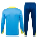 Conjunto Completo Sudadera Entrenamiento Niños Barcelona 2025 2026 Azul Amarillo