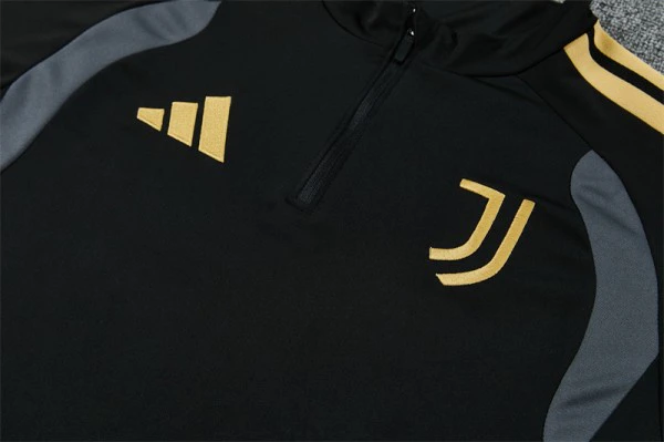 Conjunto Completo Sudadera Entrenamiento Niños Juventus 2026 2027 Negro Amarillo Gris Juventus Niños Conjunto 2026 2027 Negro - Equipación Juventus Niños | tiendasdefutboles