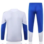 Conjunto Completo Sudadera Entrenamiento Niños Juventus 2026 2027 Blanco Azul