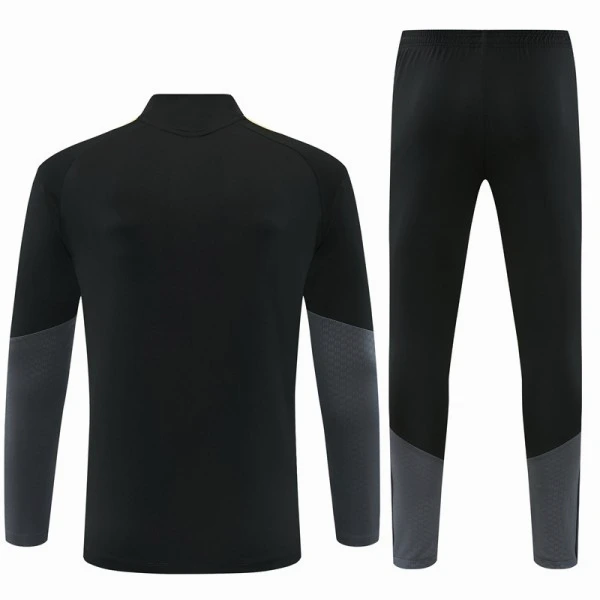 Conjunto Completo Sudadera Entrenamiento Niños Juventus 2026 2027 Negro Amarillo Gris Juventus Niños Conjunto 2026 2027 Negro - Equipación Juventus Niños | tiendasdefutboles