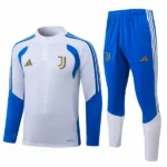 Conjunto Completo Sudadera Entrenamiento Niños Juventus 2026 2027 Blanco Azul