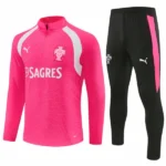 Conjunto Completo Sudadera Entrenamiento Niños Portugal 2026 Rosa Negro