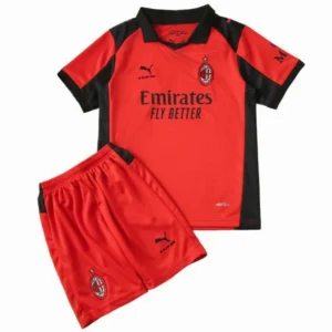 AC Milan Niños Conjunto 2025 2026 cuarta Rojo - AC Milan Niños Barata | tiendasdefutboles