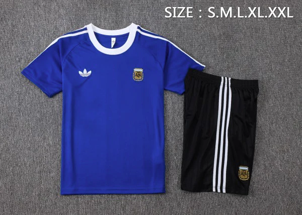 Entrenamiento Conjunto Completo Argentina 2026 Azul Blanco Negro Argentina Conjunto 2026 Azul - Argentina Barata | tiendasdefutboles
