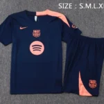 Entrenamiento Conjunto Completo Barcelona 2025 2026 Azul Marino Rosa