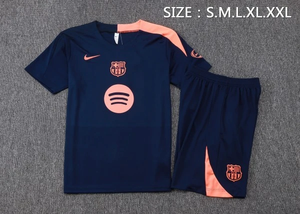 Entrenamiento Conjunto Completo Barcelona 2025 2026 Azul Marino Rosa FC Barcelona Conjunto 2025 2026 Azul - FC Barcelona Barata | tiendasdefutboles