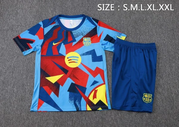 Entrenamiento Conjunto Completo Barcelona 2025 2026 Azul Rojo Amarillo FC Barcelona Conjunto 2025 2026 Azul - FC Barcelona Barata | tiendasdefutboles