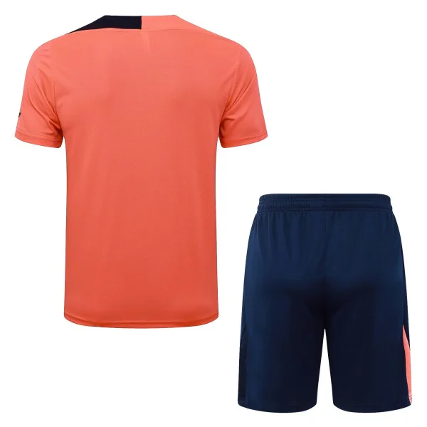 Entrenamiento Conjunto Completo Barcelona 2025 2026 Naranja Azul FC Barcelona Conjunto 2025 2026 Naranja - FC Barcelona Barata | tiendasdefutboles