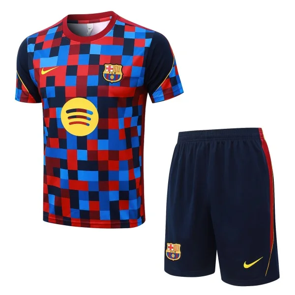Entrenamiento Conjunto Completo Barcelona 2026 2027 Rojo Azul Amarillo FC Barcelona Conjunto 2026 2027 Rojo - FC Barcelona Barata | tiendasdefutboles