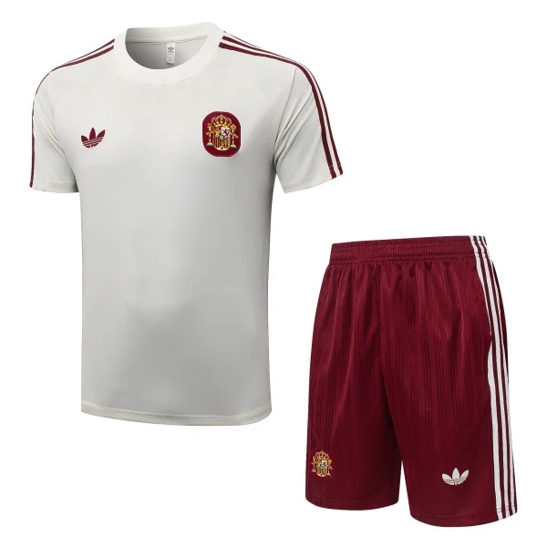 Entrenamiento Conjunto Completo España 2026 Amarillo Blanco España Conjunto 2026 Amarillo - España Barata | tiendasdefutboles