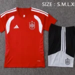 Entrenamiento Conjunto Completo España 2026 Rojo Negro Blanco