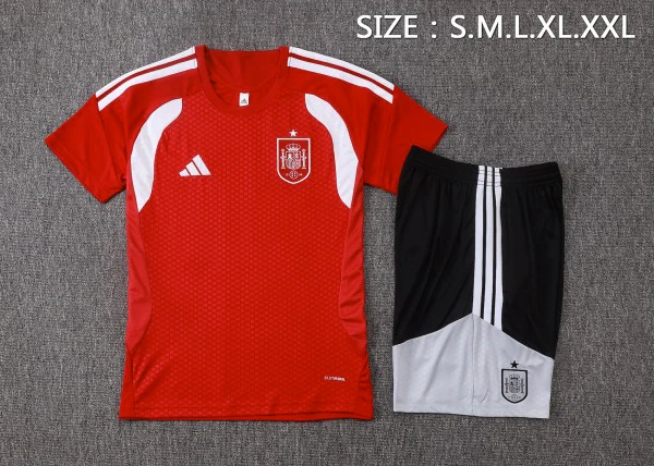 Entrenamiento Conjunto Completo España 2026 Rojo Negro Blanco España Conjunto 2026 Rojo - España Barata | tiendasdefutboles