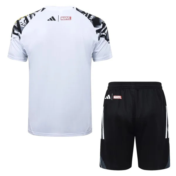 Entrenamiento Conjunto Completo Real Madrid 2025 2026 Blanco Amarillo Negro Real Madrid Conjunto 2025 2026 Blanco - Real Madrid Barata | tiendasdefutboles