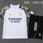 Entrenamiento Conjunto Completo Real Madrid 2025 2026 Blanco Amarillo Negro