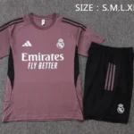 Entrenamiento Conjunto Completo Real Madrid 2025 2026 Purpura Blanco Negro