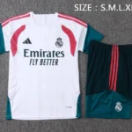 Entrenamiento Conjunto Completo Real Madrid 2026 2027 Blanco Rosa Verde