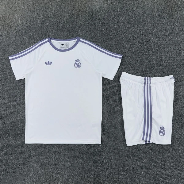 Entrenamiento Conjunto Completo Real Madrid 2026 2027 Blanco Negro Real Madrid Conjunto 2026 2027 Blanco - Real Madrid Barata | tiendasdefutboles