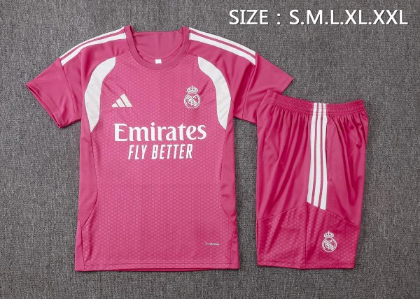 Entrenamiento Conjunto Completo Real Madrid 2026 2027 Rosa Blanco Real Madrid Conjunto 2026 2027 Rosa - Real Madrid Barata | tiendasdefutboles