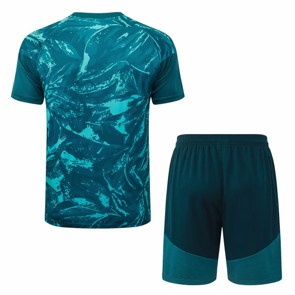 Entrenamiento Conjunto Completo Real Madrid 2026 2027 Verde Blanco Rosa Real Madrid Conjunto 2026 2027 Verde - Real Madrid Barata | tiendasdefutboles