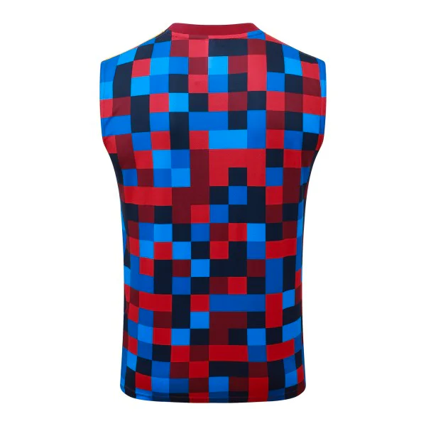 Entrenamiento Sin Mangas Barcelona 2026 2027 Azul Rojo Amarillo FC Barcelona Chándal 2026 2027 Azul - Chándal FC Barcelona | tiendasdefutboles