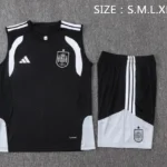 Entrenamiento Sin Mangas Conjunto Completo Argentina 2026 Negro Blanco