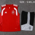 Entrenamiento Sin Mangas Conjunto Completo Argentina 2026 Rojo Negro Blanco
