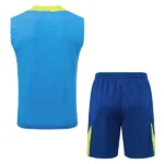 Entrenamiento Sin Mangas Conjunto Completo Barcelona 2025 2026 Azul I Amarillo