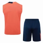 Entrenamiento Sin Mangas Conjunto Completo Barcelona 2025 2026 Naranja Azul