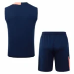 Entrenamiento Sin Mangas Conjunto Completo Barcelona 2025 2026 Azul Marino Rosa