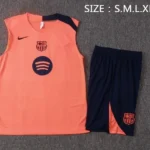 Entrenamiento Sin Mangas Conjunto Completo Barcelona 2025 2026 Azul Rojo Amarillo