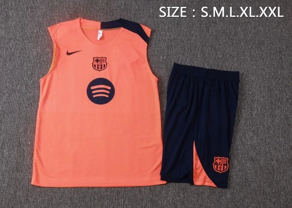 Entrenamiento Sin Mangas Conjunto Completo Barcelona 2025 2026 Azul Rojo Amarillo FC Barcelona Conjunto 2025 2026 Azul - FC Barcelona Barata | tiendasdefutboles