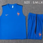 Entrenamiento Sin Mangas Conjunto Completo Francia 2026 Azul