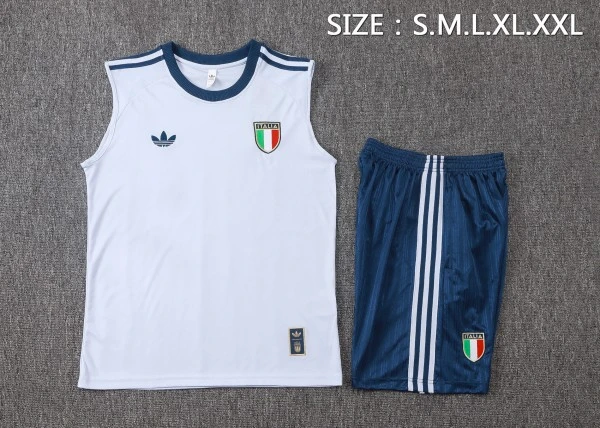 Entrenamiento Sin Mangas Conjunto Completo Italia 2026 Azul Claro Italia Conjunto 2026 Azul - Equipación Italia | tiendasdefutboles
