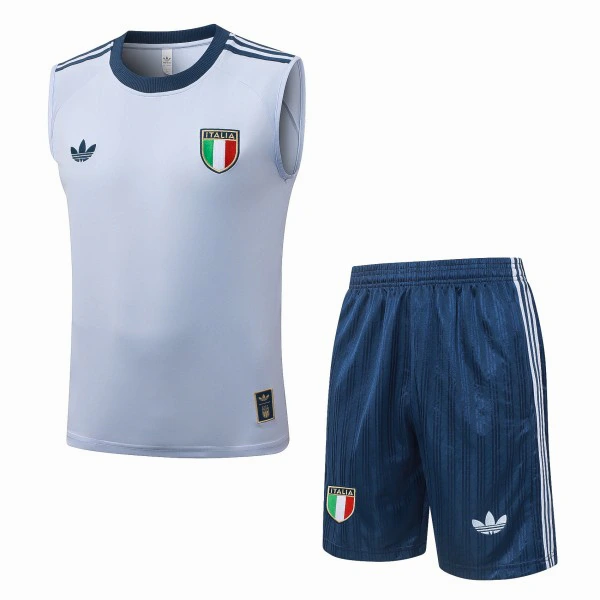 Entrenamiento Sin Mangas Conjunto Completo Italia 2026 Azul Claro Italia Conjunto 2026 Azul - Equipación Italia | tiendasdefutboles