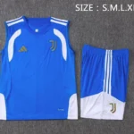 Entrenamiento Sin Mangas Conjunto Completo Juventus 2026 2027 Azul Blanco