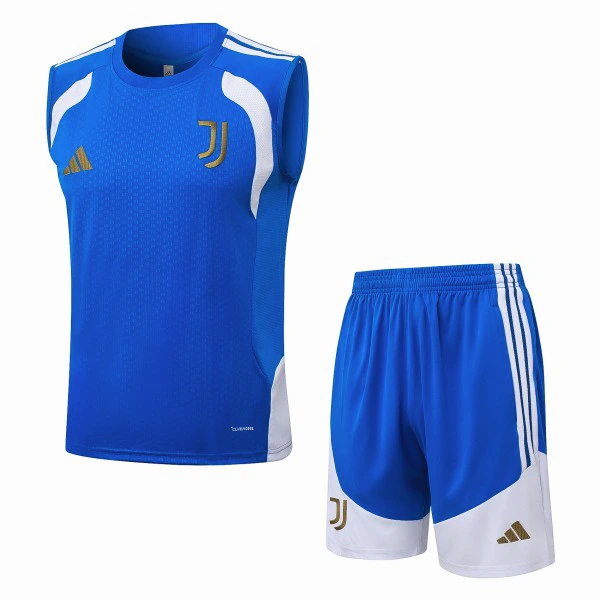 Entrenamiento Sin Mangas Conjunto Completo Juventus 2026 2027 Azul Blanco Juventus Conjunto 2026 2027 Azul - Equipación Juventus | tiendasdefutboles