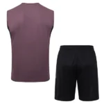 Entrenamiento Sin Mangas Conjunto Completo Real Madrid 2025 2026 Purpura Blanco Negro