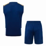 Entrenamiento Sin Mangas Conjunto Completo Real Madrid 2026 2027 Azul Marino Amarillo