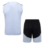 Entrenamiento Sin Mangas Conjunto Completo Real Madrid 2026 2027 Blanco Negro