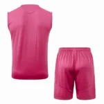 Entrenamiento Sin Mangas Conjunto Completo Real Madrid 2026 2027 Rosa Blanco