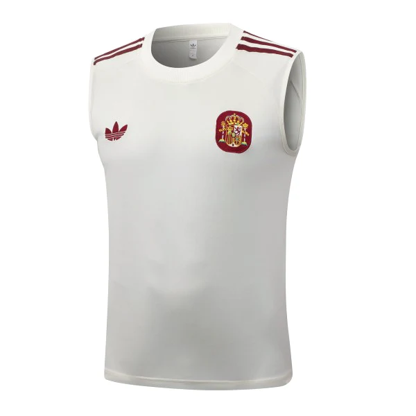 Entrenamiento Sin Mangas España 2026 Amarillo Blanco España Chándal 2026 Amarillo - Chándal España | tiendasdefutboles