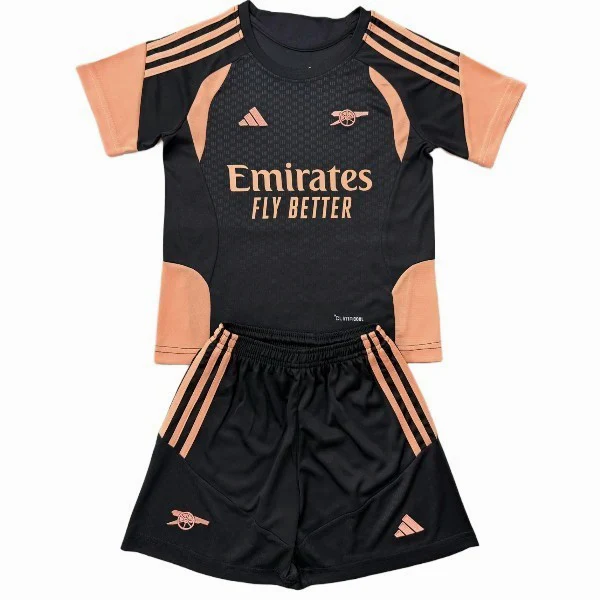Especial Conjunto De Niños Arsenal 2026 2027 Negro Arsenal Niños Conjunto 2026 2027 Especial Negro - Equipacion Arsenal Niños | tiendasdefutboles